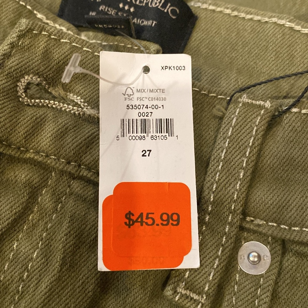 Ladies Pants High Rise Straight Fit - Picture 4 of 4